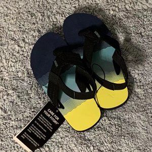 KRABOR Boys Girls Flip Flops Sandals with Back Strap for Toddler 9/10